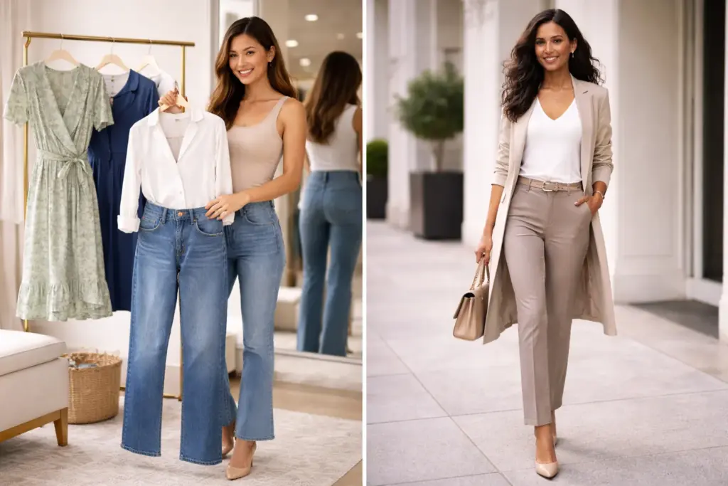 Rectangle Body Shape Outfits: Style Guide for Balanced and Chic Looks