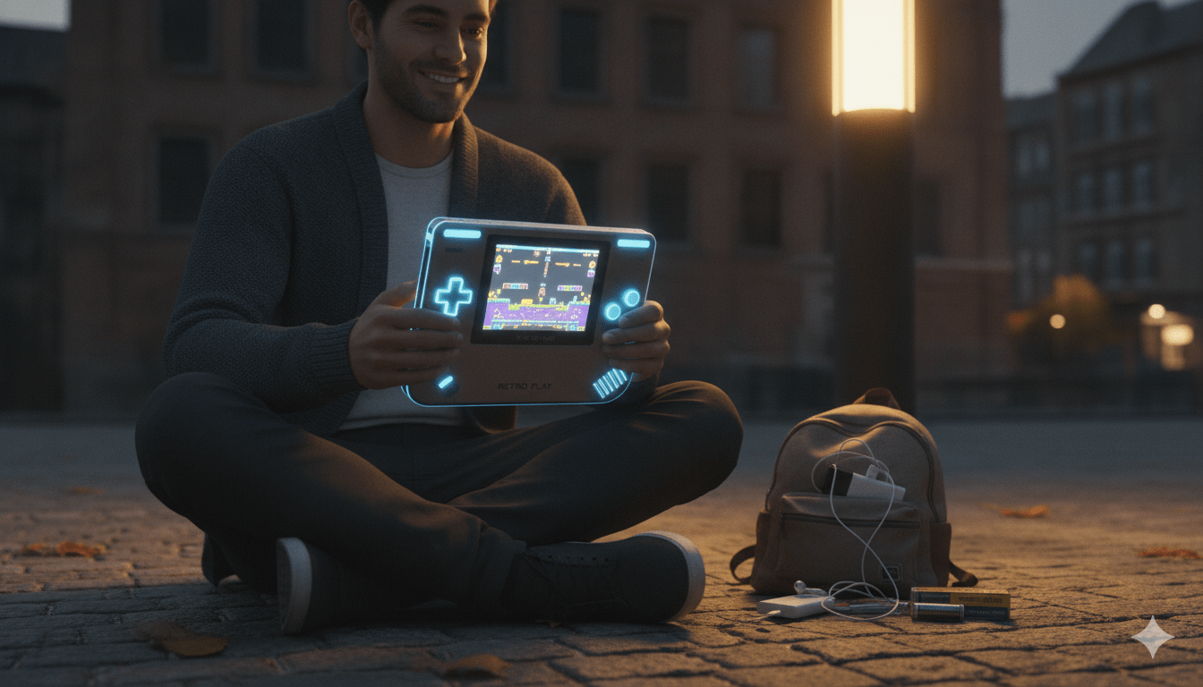 retro handheld game console