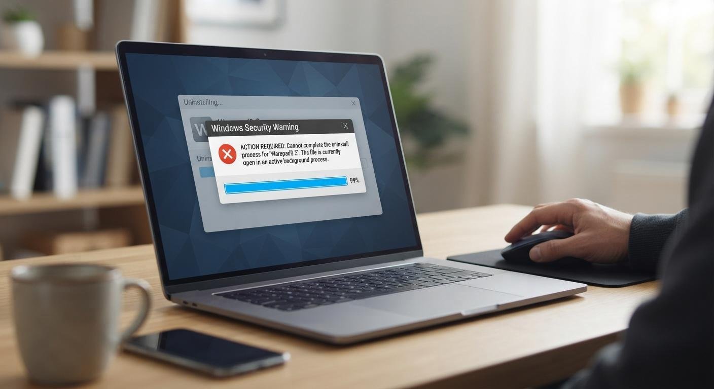 why can't i remove warepad0.2 from my pc