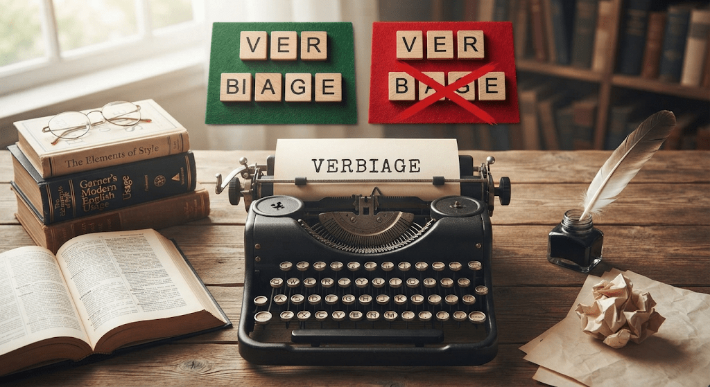 verbiage or verbage
